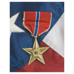 Bronze Star on American flag flyers