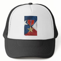 Bronze Star on American flag