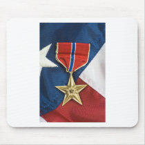 Bronze Star on American flag