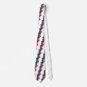 Bronze Star on American flag ties