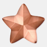 Bronze Star Sticker