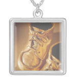 Bronzed Baby Shoes necklaces