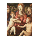 Bronzino - Holy Family Postcard