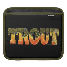 Brook Trout Art Sleeves For iPads