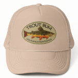 Brook Trout Bum Fish, Fishing hats