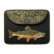 Brook Trout Fish Painting Sleeve For MacBook Pro