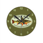 Brook Trout Fishing Clock