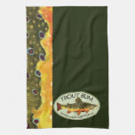 Brook Trout Fishing Kitchen Towels
