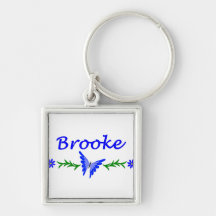 Brooke (Blue Butterfly) Keychains