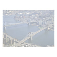 Brooklyn and Manhattan from the air, New York, USA Invites