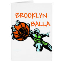 Brooklyn Balla Basketball Gear Greeting Card