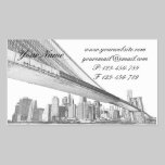 Brooklyn Bridge and Manhattan Skyline business cards