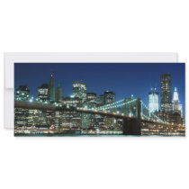 Brooklyn Bridge and Manhattan Skyline Invite