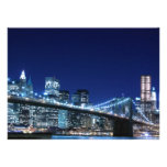 Brooklyn Bridge and Manhattan Skyline Personalized Invitation