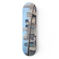 Brooklyn Bridge and Manhattan Skyline, New York Ci Custom Skate Board