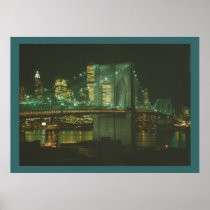 Brooklyn Bridge and World Trade Centre in Backgrou