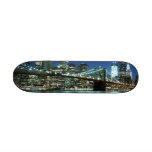 Brooklyn Bridge At Night, New York City skateboards