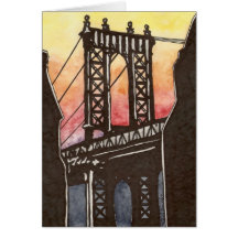 Brooklyn Bridge Card