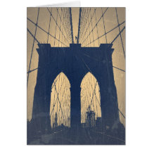 Brooklyn Bridge Greeting Card