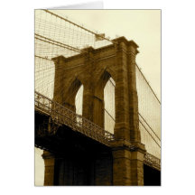 Brooklyn Bridge Greeting Cards