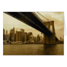 Brooklyn Bridge/Manhattan Card