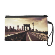 Brooklyn Bridge - New York City Wristlet Purses