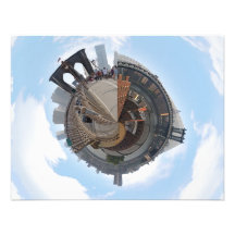 Brooklyn Bridge NYC 360 Degree Panorama Custom Announcements