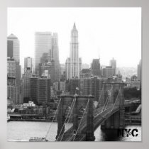 brooklyn bridge NYC Poster