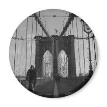 Brooklyn Bridge Photo magnets