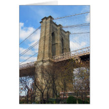 Brooklyn Bridge Tower Card