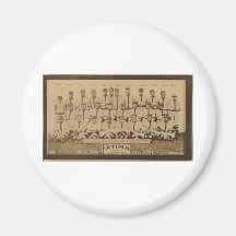 Brooklyn Dodgers 1913 Refrigerator Magnets