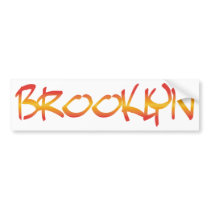 Brooklyn Graffiti Bumper Sticker
