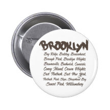 Brooklyn Hoods Pinback Button