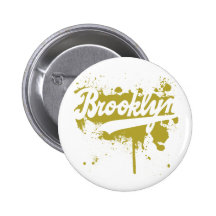 Brooklyn Painted Mustard Button