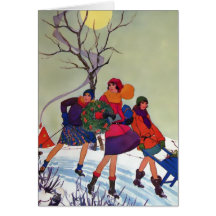 Brookmont Park, 1920s Christmas Illustration Cards