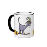 broomstick kitty mug