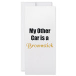 Broomstick rack cards
