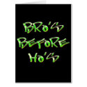Bro's Before Ho's cards
