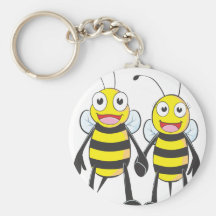 Brother and Sister Bee Happy Together Key Chain