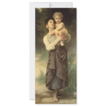 Brother and Sister by William Adolphe Bouguereau Announcement