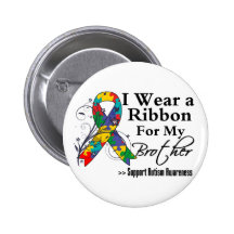 Brother - Autism Ribbon Pin