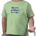 Brother has paws, toddler/boys t-shirts