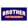 Brother In Training Photo Greeting Card