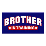 Brother In Training photo cards