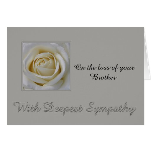 Loss Of A Brother Sympathy Cards Photo Card Templates Invitations And More