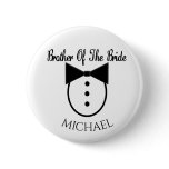 Brother of the Bride Button