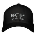 BROTHER of the Bride hat embroidered hats