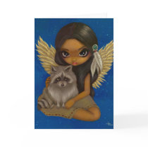 "Brother Racoon" Greeting Card