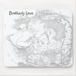 Brotherly Love Mouse Pad mousepads