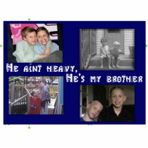Brothers photo sculptures